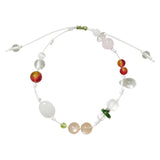 ピーチジェムストーンブレスレット / Peach gemstone bracelet