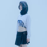チェックプリーツラップスカート/0 9 check pleats wrap skirt - GREEN