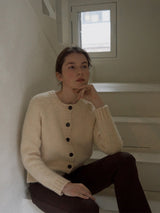ラグランラウンドカーディガン / Raglan round cardigan (6635896799350)