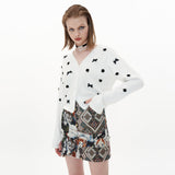 ジャカードスカート / Jacquard Skirt [White_Kitty]