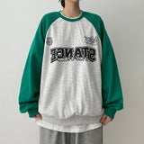 スタンカラーラグランスウェットシャツ/Stan colored raglan sweatshirt