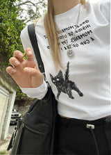 ヒップキャットスリムTシャツ / Hip Cat Slim T-shirt