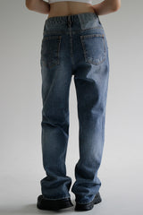 モールドデニムパンツ/no.1775 molded denim pants