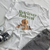 ドッグアンドキャットショートスリーブ / Dog and cat short sleeves
