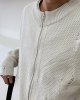 OAリオダメージツーウェイカーディガン/OA Rio Damage Two Way Cardigan (4 colors)