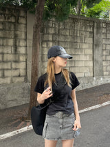 Y2k ツーポケットウォッシングベルトカーゴスカート / Y2k Two-Pocket Washing Belt Cargo Skirt