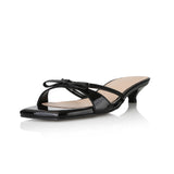 Y.01 Jane Candy Kitten Mules / YY20S-S44 /Black (6550172860534)