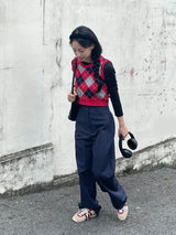 Scottish fish knit vest