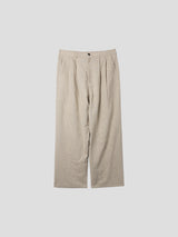クールリネンハーフバンディングパンツ/Cool linen half banding pants 5color