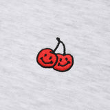 キルシードゥードゥルチェリークロップ丈トレーナー／DOODLE CHERRY CROP SWEAT [LIGHT GRAY (6658897084534)