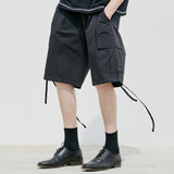 スカルプナイロンカーゴバンディングパンツ / SCULPIN NYLON CARGO BANDING PANTS BLACK
