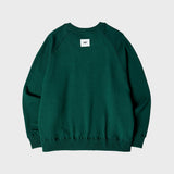 CALIFORNIA RAGLAN SWEATSHIRT (GREEN) (6604039454838)