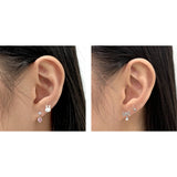 [SET] ラビットハートリボンドロップピアス
