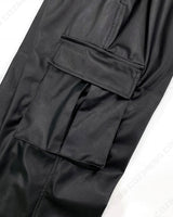 RUヴィーガンレザーストリングカーゴパンツ / RU Vegan Leather String Cargo Pantsヴィーガン