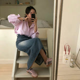 [BELLIDE MADE] スリットロングデニムスカート