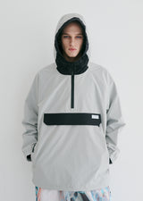 コージーフーデッドアノラックジャケット/BSR2223FWJK084 COZY HOODED ANORAK JACKET GRAY