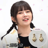  Gold Heart Lock Earring (Ive Yujin, Ive Rei, Billlie Sheon Earring)