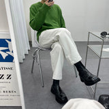 EVルースVネックニット/EV Luce V-neck Knitwear (2 colors)