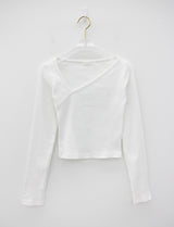 サラーアンボールドTシャツ/Sarah Unbald T-shirt (3color)