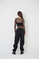 スプリットショルダーボディスーツ/(9240) Split Shoulder Bodysuit
