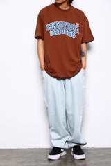バギーデニムパンツ/MBSRCOPT103 MID90 BAGGY DENIM PANTS ICEBLUE
