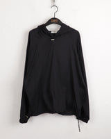 Toric nylon windbreaker string long sleeve hooded sweatshirt