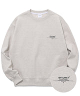 サンズ セリフ ロゴ スウェットシャツ オートミール / SANS SERIF LOGO SWEATSHIRTS [OATMEAL] (4414561058934)