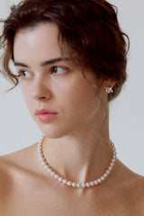 [14K] Essential Pearl Necklace (8mm)