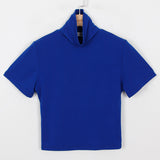 Chewy Crop Mock Tee - t
