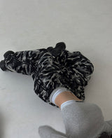 [UNISEX] Camouflage Fleece Wide Pants