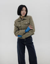 ブックルトラッカージャケット / Bookle trucker jacket (2color)