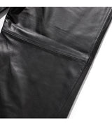 ラムスキンカーブラインパンツ/LAMSKIN CURVED LINE PANTS