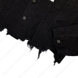 ダメージオーバークロップジャケット/MG601 Damage Over Cropped Jacket