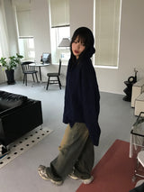 コルビンニットフードジップアップ