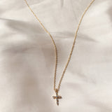 1990's Lover and Cross Necklace (6560280281206)