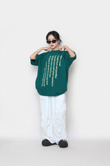 ウィッシュレタリングオーバー半袖Tシャツ / Wish Lettering Over Short Sleeve T-shirt