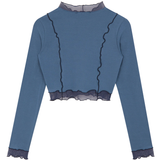 レタスエッジポイントトップス / Lettuce Edge Point Top (4573555130486)