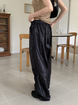 Tissue Coated Parachute Two Way Jogger Wide Pants