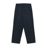 ワイドテーパードリンクルフリーチノパンツネイビー/Wide Tapered Wrinkle Free Chino Pants Navy (6683671691382)