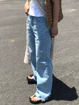 Cuddle denim pants