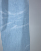 Blue Camouflage Patch Wide Denim jeans