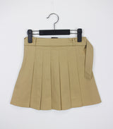 ベディ ベルト プリーツ スカート / Bedy Belt Pleated Skirt (3color)