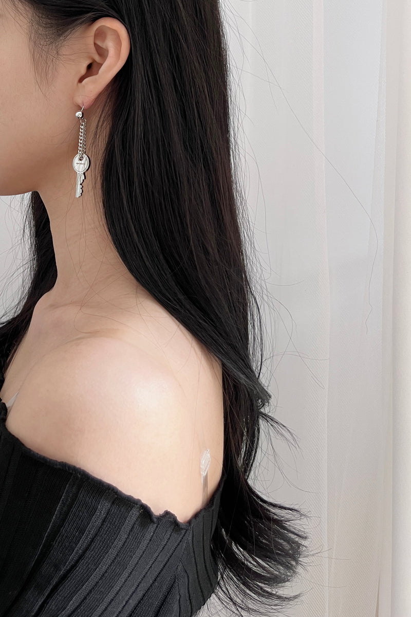 no.9ピアスシルバー / no.9 earring silver