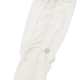 RIBBON SUMMER LEG WARMER [WHITE]