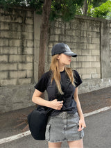 ビンテージナンバープリントラグランTシャツ