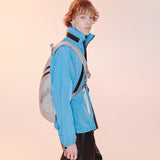 HYBRID MESSENGER BAG (SILVER)