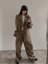 (UNISEX) ジークプリーツピンタックパンツ