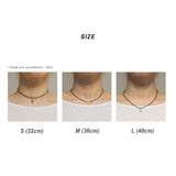 レザーシルバーネックレス / [CCNMADE] LEATHER SILVER NECKLACE 2 (4Type)