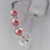 コーラルリボンキーリング / MADE coral ribbon Keyring