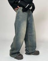 ビンテージラインデニムパンツ / Vintage Line Denim Pants